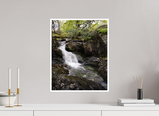 Woodland waterfall
